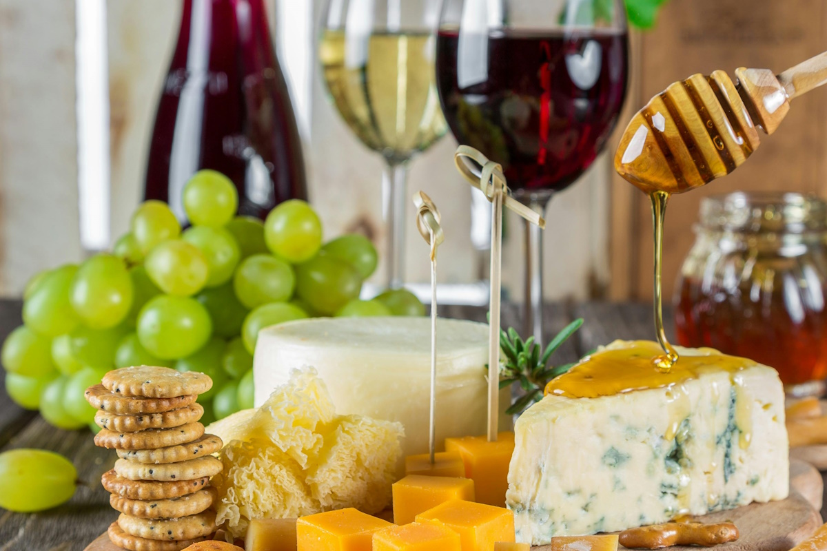 Vino y comida